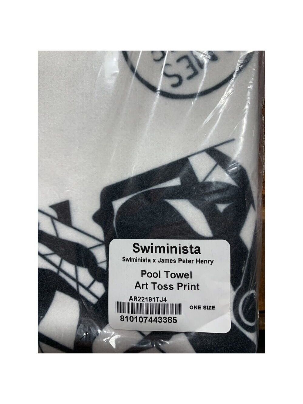 Swiminista x James Peter Henry Pool Beach Art Toss Print Towel NEW